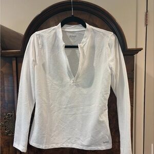 Prince White Long Sleeve Women's Top